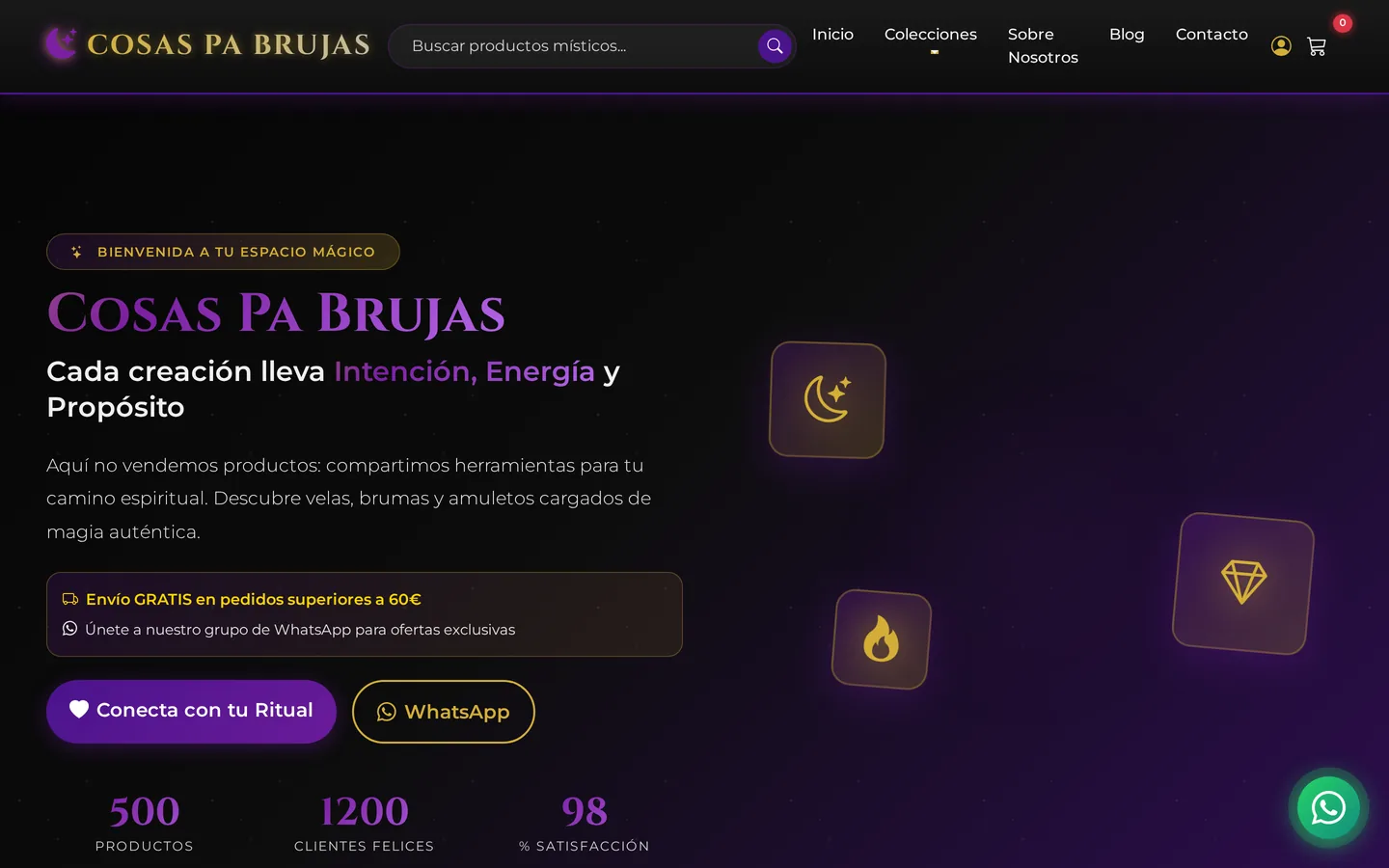 Cosas Pa Brujas — Tienda esotérica