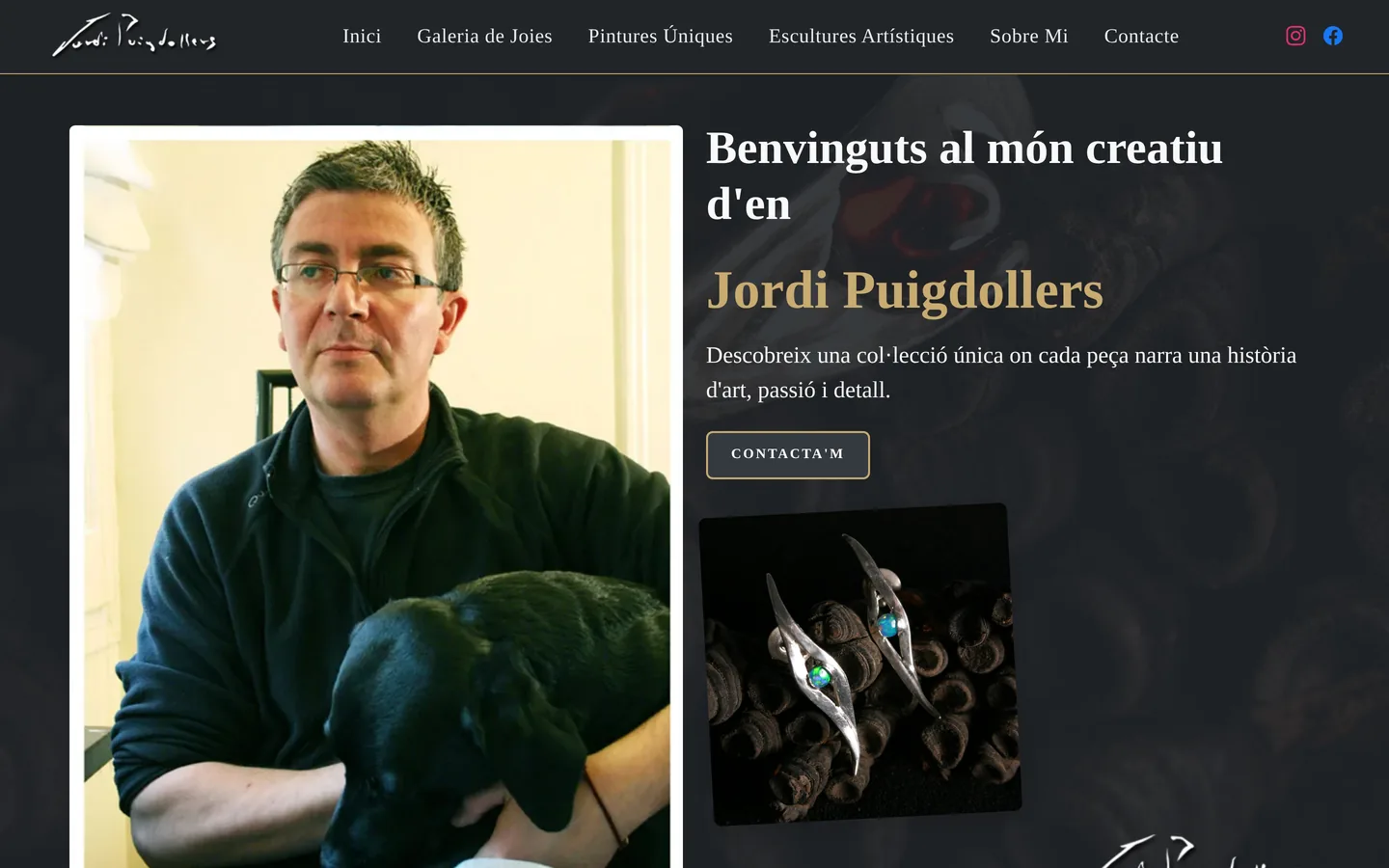 Jordi Puigdollers — Arte y joyería